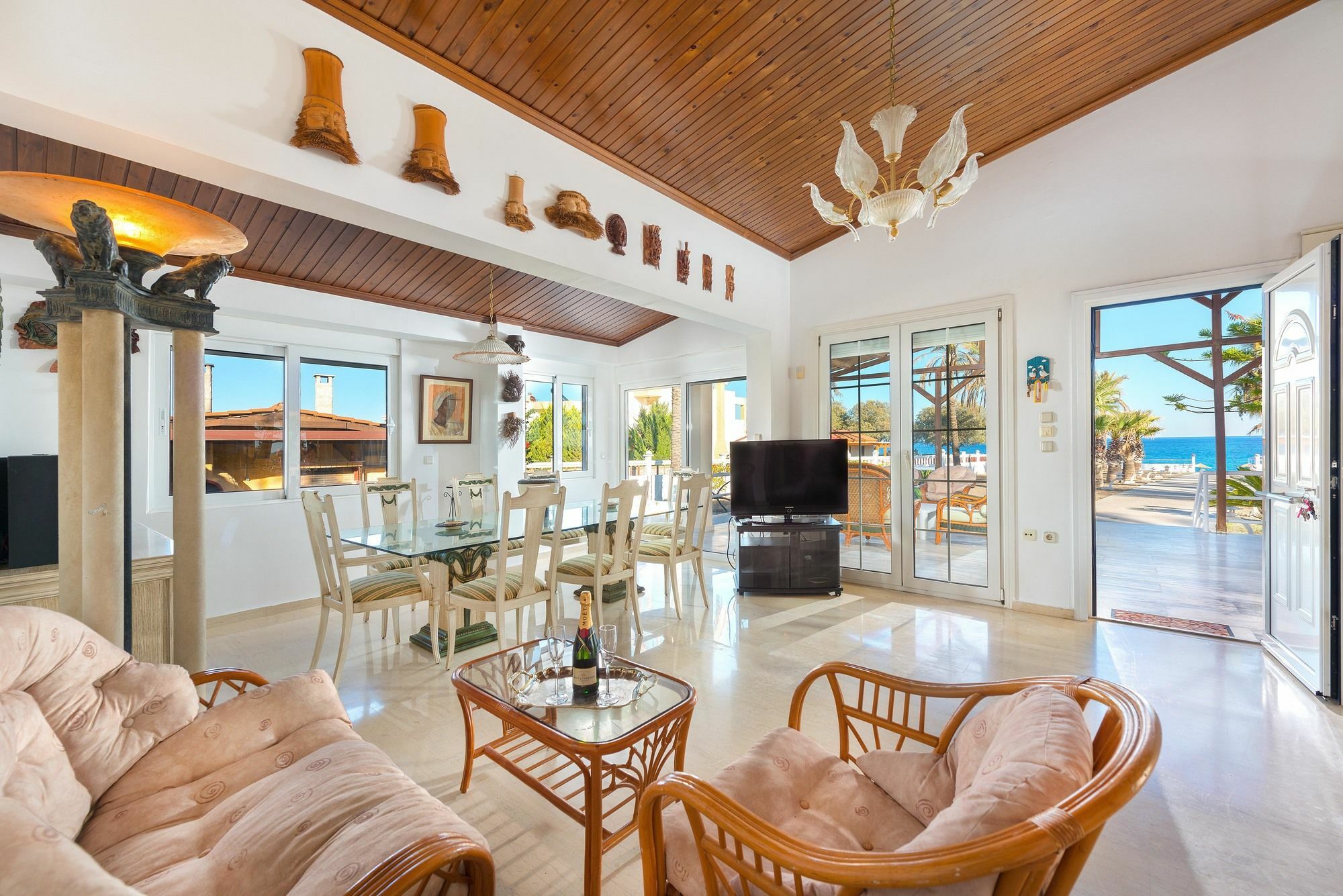 Villa Maria Beachfront Residence Kiotari Luaran gambar